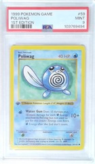 V1941: 1999: Poliwag: 59/102: 1ST Edition: Game: PSA: 10: Mint: 103769494